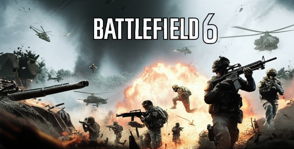 Generate an eye-catching, high-quality featured image prompt for a blog post about: Battlefield 6: C